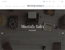 Tablet Screenshot of mustafabalci.com